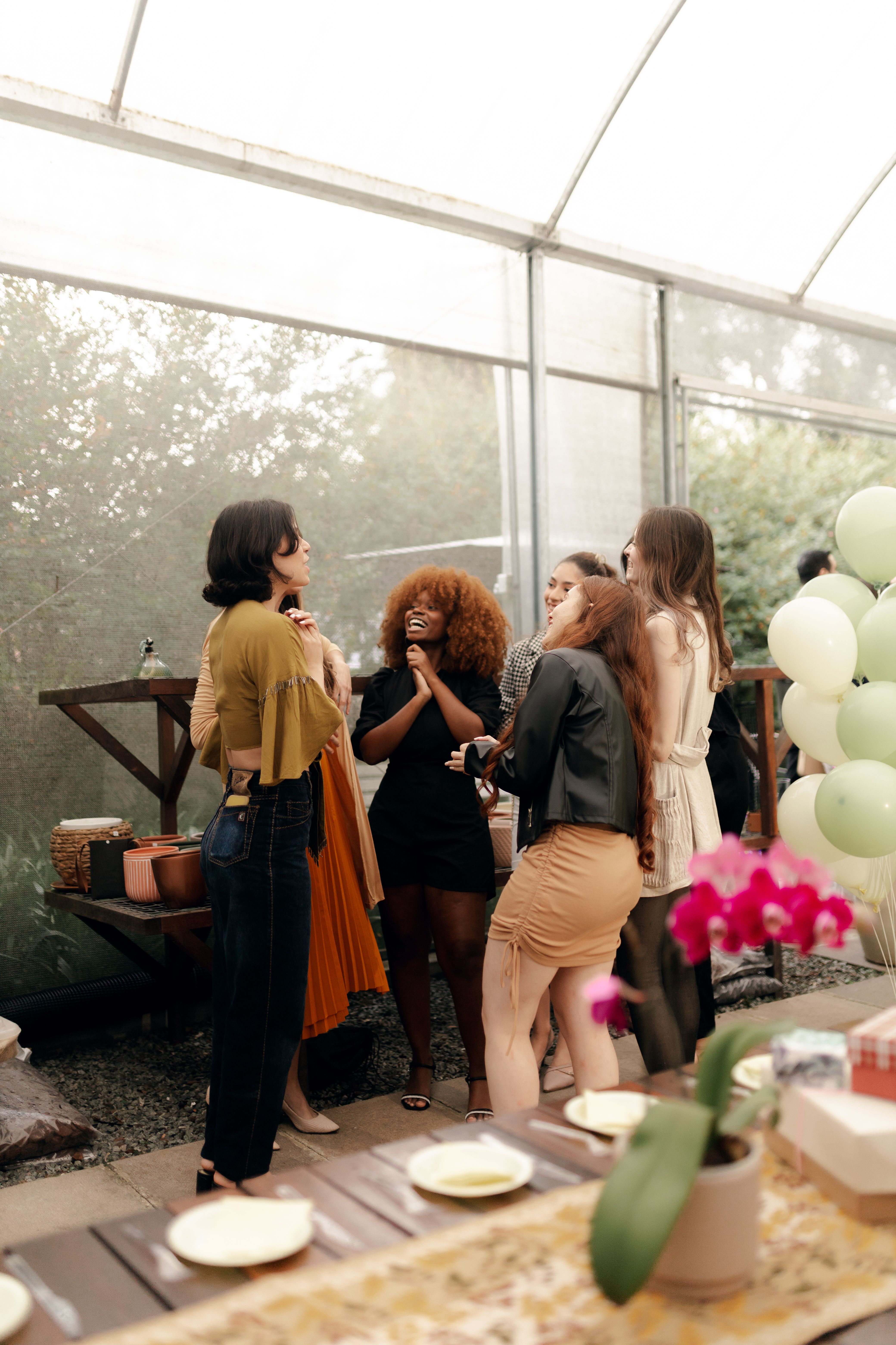 Guests gathered at a live event